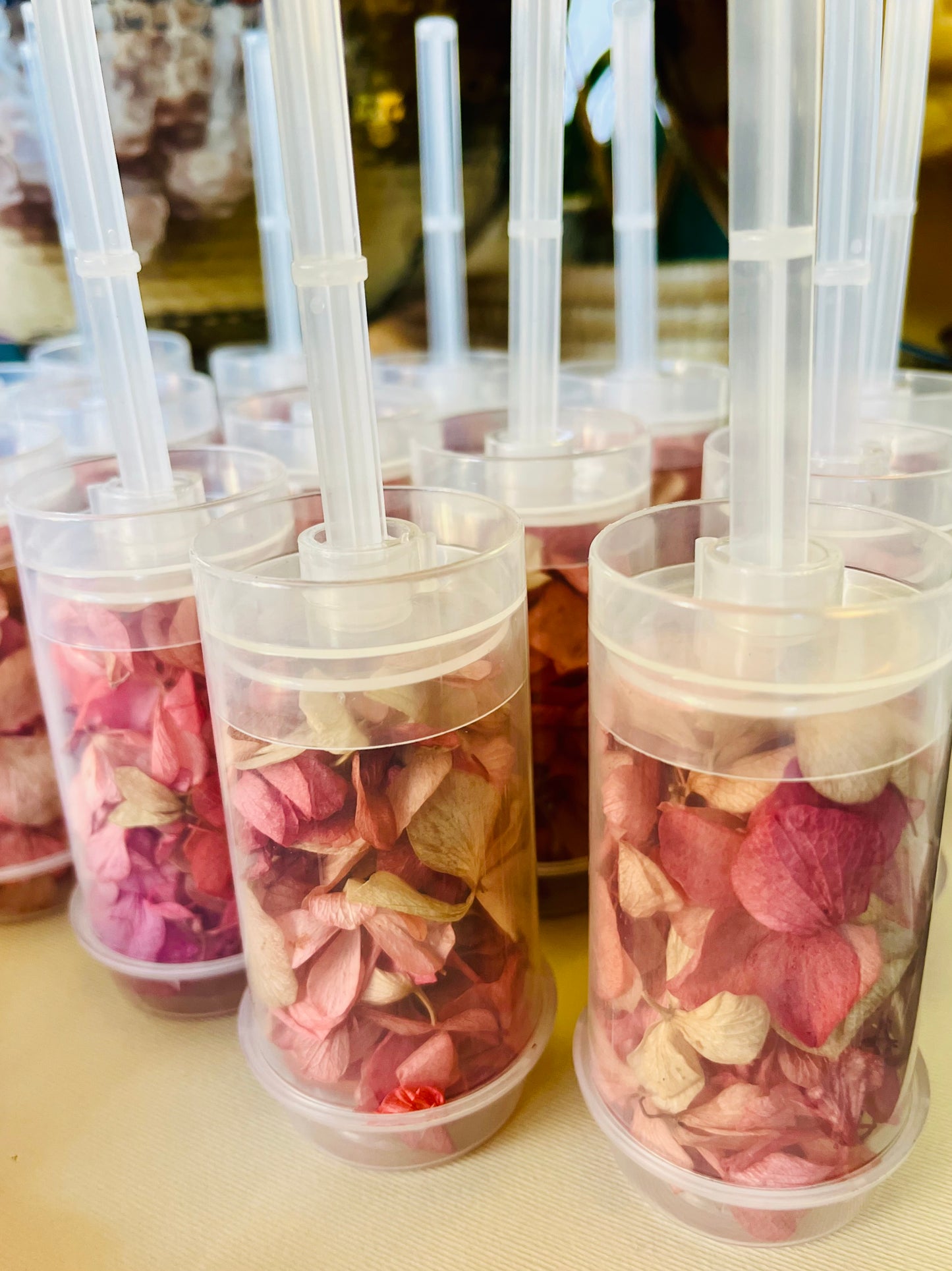 Confetti Wands - Naturally Dried Hydrangea Petals - Pack of 10